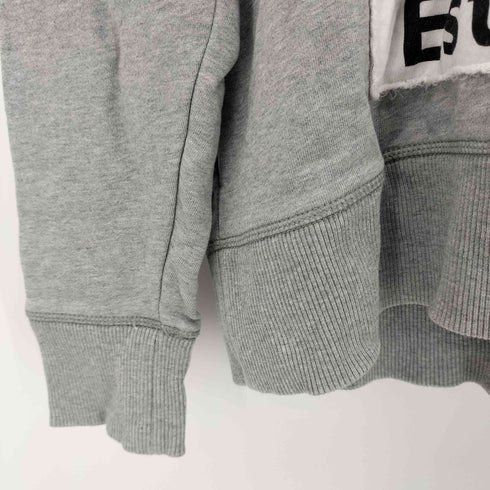 トミーヒルフィガー TOMMY HILFIGER ロゴパッチワーク バイカラー プルオーバーパーカー メンズ import:L