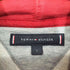 トミーヒルフィガー TOMMY HILFIGER ロゴパッチワーク バイカラー プルオーバーパーカー メンズ import:L