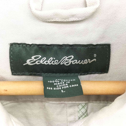 エディーバウアー Eddie Bauer ジップアップ スイングトップ ハリントン ジャケット メンズ import:L