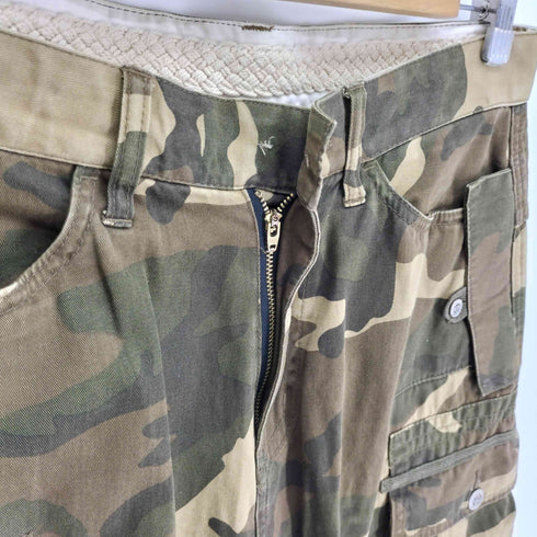 ピーピーエフエム PPFM カモ 迷彩 カーゴパンツ Y2K メンズ