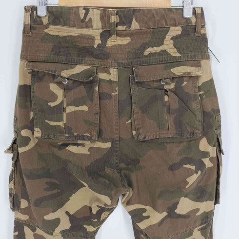 ピーピーエフエム PPFM カモ 迷彩 カーゴパンツ Y2K メンズ