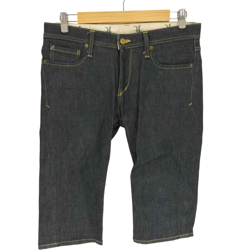 フェノメノン PHENOMENON ストレッチ クロップド ノンウォッシュ リジット デニム パンツ Y2K メンズ 32