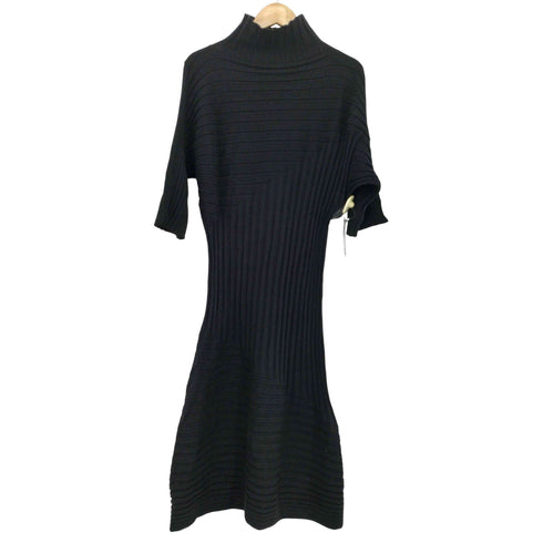 イッセイミヤケ ISSEY MIYAKE カシミヤ コットン ニット ワンピース プリーツ レディース 2