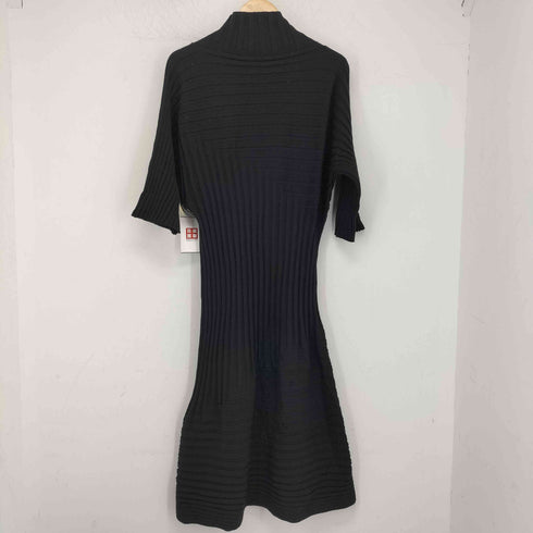 イッセイミヤケ ISSEY MIYAKE カシミヤ コットン ニット ワンピース プリーツ レディース 2