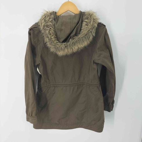 イーストボーイ EAST BOY Y2k ファー フーデッド モッズコート ミリタリージャケット レディース JPN:9号