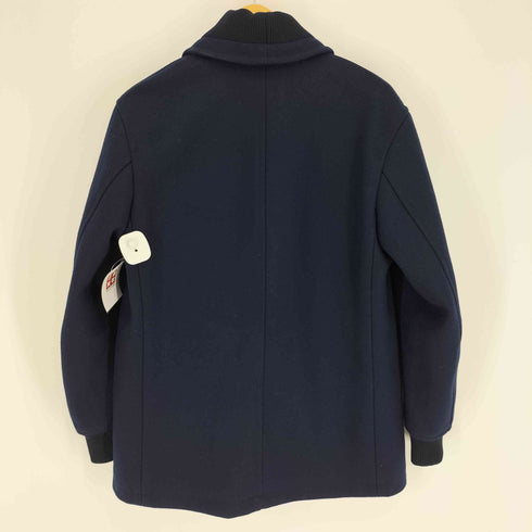 MICHAEL TAPIA USA製 リブ襟 スナップボタン ダブルブレスト ショート コート メンズ US:38