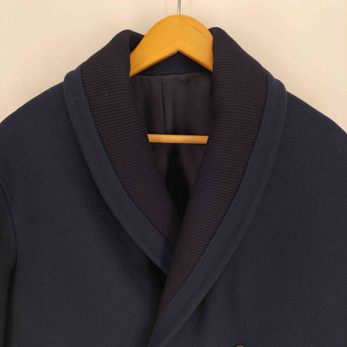 MICHAEL TAPIA USA製 リブ襟 スナップボタン ダブルブレスト ショート コート メンズ US:38