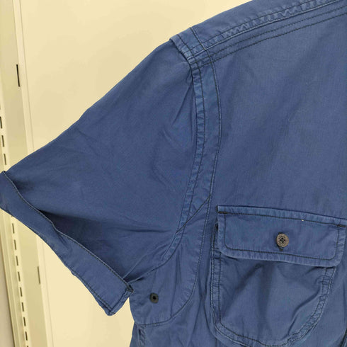 アルマーニエクスチェンジ ARMANI EXCHANGE フラップポケット S/S ワークシャツ メンズ M/M