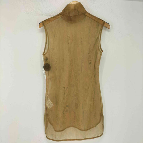 マメクロゴウチ Mame Kurogouchi Marble Print Sheer Jersey High Neck Top レディース 2