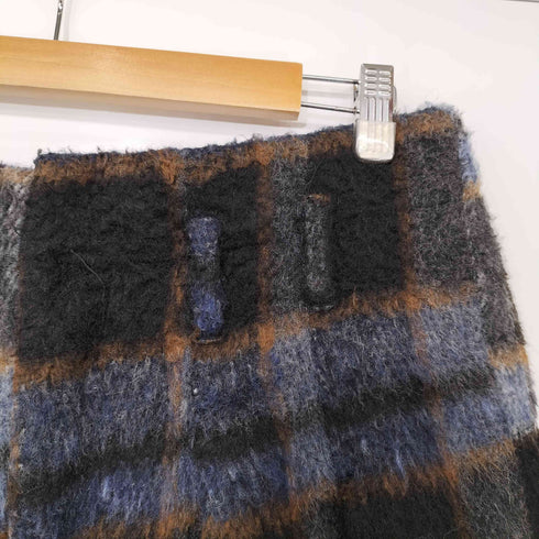 APHLOTUS ウール混チェックワイドバギーパンツ メンズ JPN:L