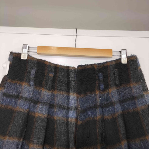 APHLOTUS ウール混チェックワイドバギーパンツ メンズ JPN:L