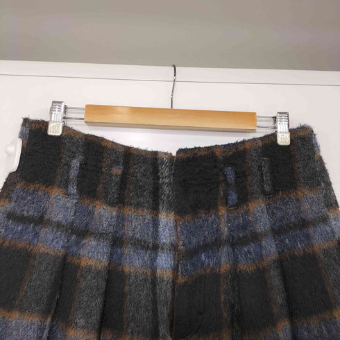 APHLOTUS ウール混チェックワイドバギーパンツ メンズ JPN:L