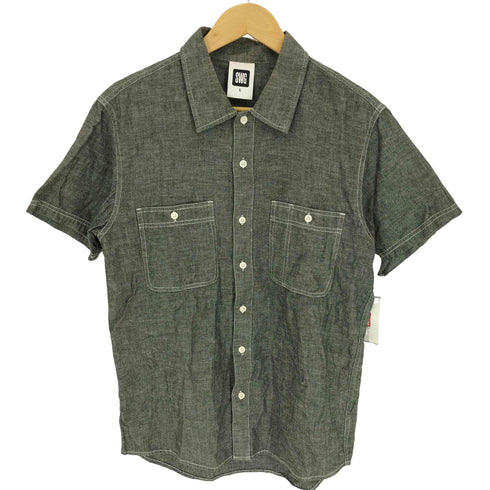 スワッガー SWAGGER SWG バックプリント S/S ワークシャツ メンズ import:L