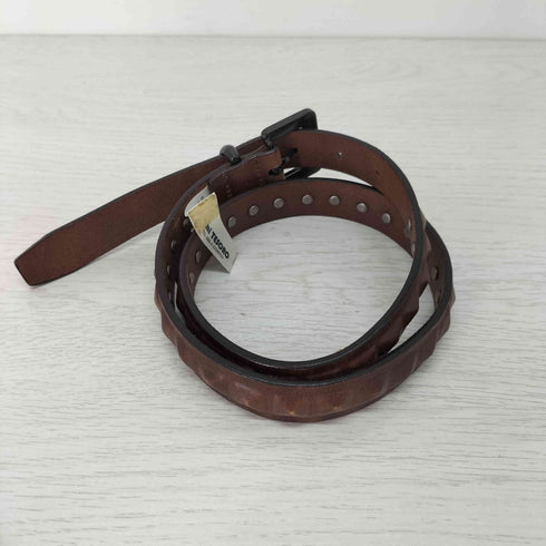 mi TESORO スタッズレザーベルト メンズ