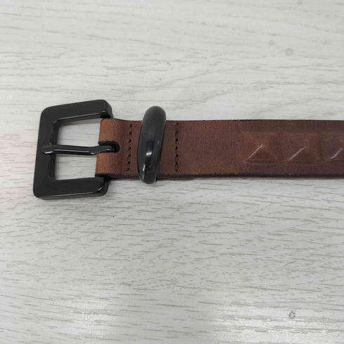 mi TESORO スタッズレザーベルト メンズ