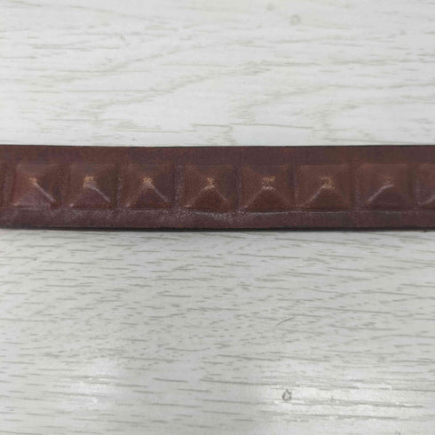 mi TESORO スタッズレザーベルト メンズ