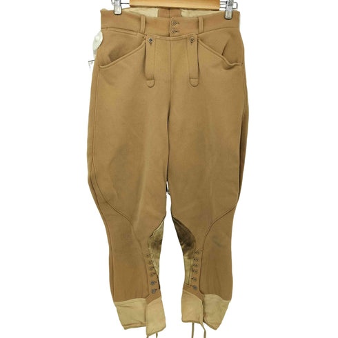 ウール レザーパッチ ジョッパーズパンツ メンズ