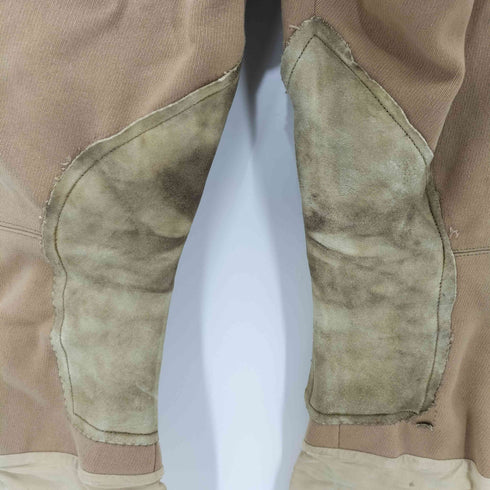 ウール レザーパッチ ジョッパーズパンツ メンズ