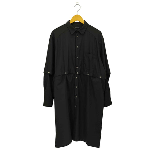 ノットコンベンショナル NOT CONVENTIONAL Separate Shirt セパレート シャツ マルチウェイ シャツワンピース レディース free