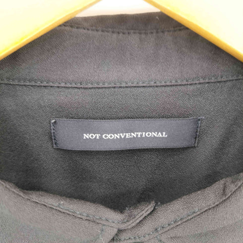 ノットコンベンショナル NOT CONVENTIONAL Separate Shirt セパレート シャツ マルチウェイ シャツワンピース レディース free