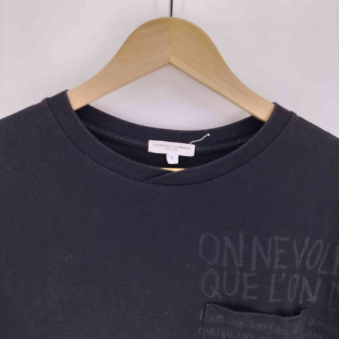 エンジニアードガーメンツ Engineered Garments USA製 Printed Cross Crew Neck T-shirt メンズ import:L