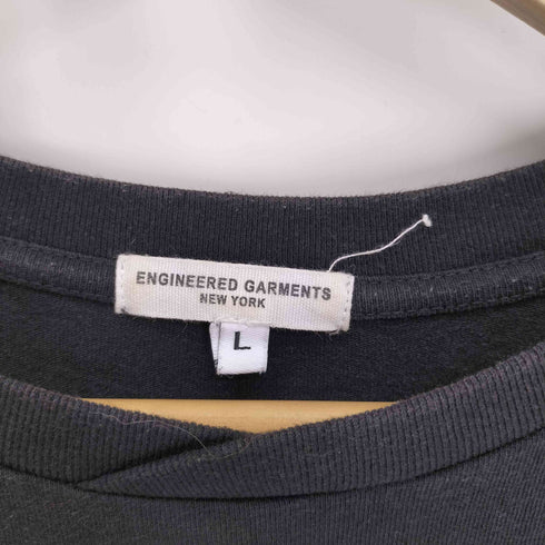 エンジニアードガーメンツ Engineered Garments USA製 Printed Cross Crew Neck T-shirt メンズ import:L