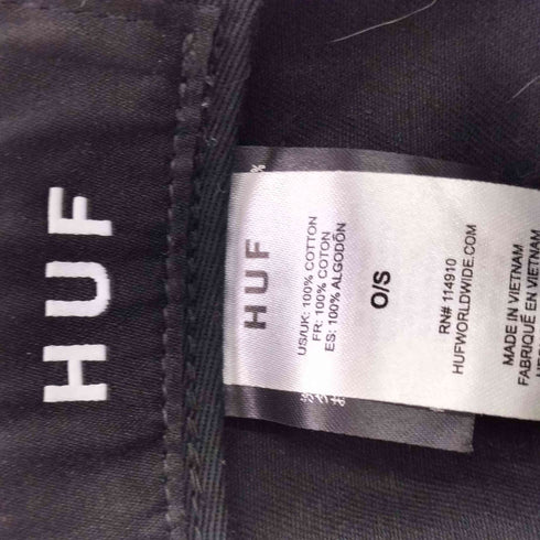 ハフ HUF ISAAC HAYES フロント刺繍6パネルキャップ メンズ