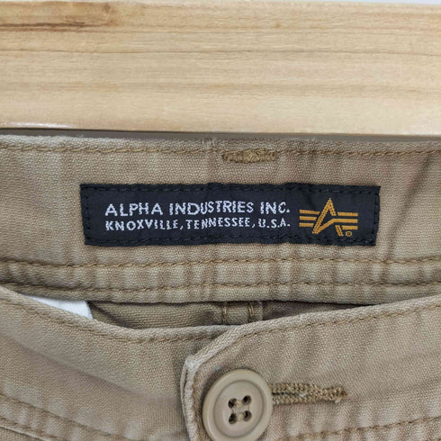 アルファインダストリーズ ALPHA INDUSTRIES ジップフライ カーゴパンツ メンズ JPN:S