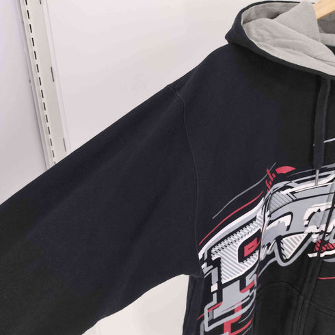 フォックスレーシング FOX RACING グラフィック プリント ジップアップ パーカー メンズ import:L