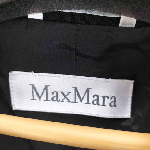 マックスマーラ MAX MARA トリアセ混紡 テーラードジャケット レディース 40