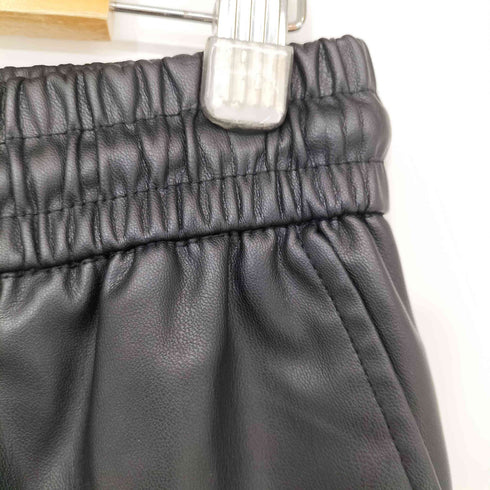 ザラ ZARA レザー調 ジョガーパンツ レディース S