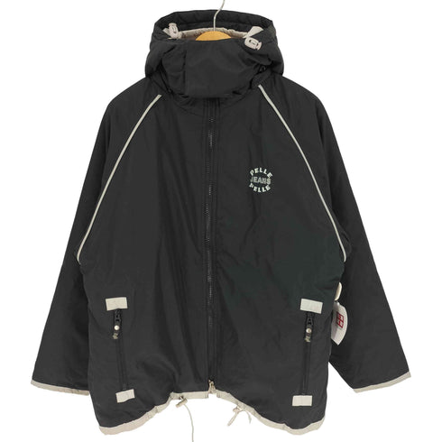 ペレペレ pelle pelle 裏地キルト デタッチャブルフード ジップアップ 中綿 フーデッド ジャケット メンズ import:L