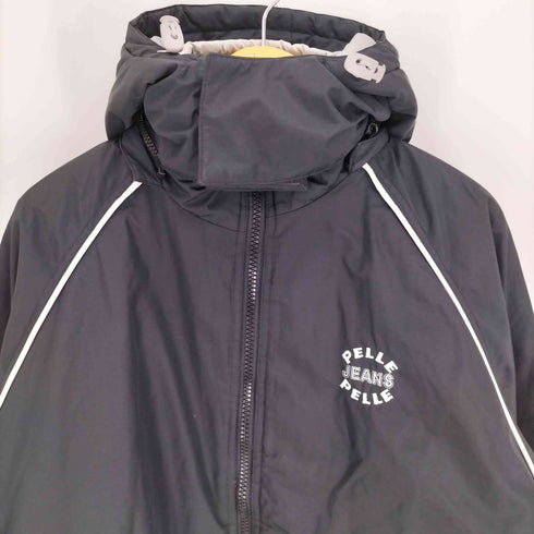 ペレペレ pelle pelle 裏地キルト デタッチャブルフード ジップアップ 中綿 フーデッド ジャケット メンズ import:L