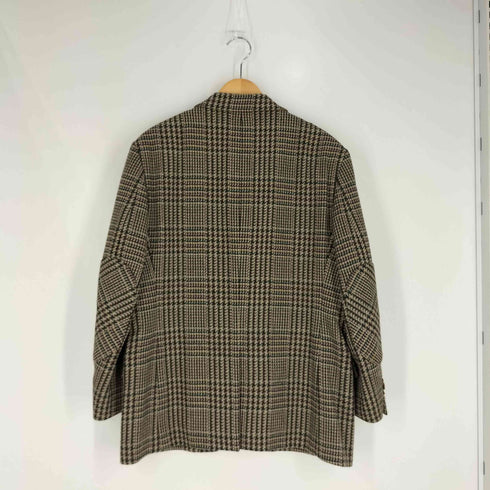 ジャンフランコフェレ GIANFRANCO FERRE イタリア製 ガンクラブチェック テーラードジャケット メンズ EUR:52