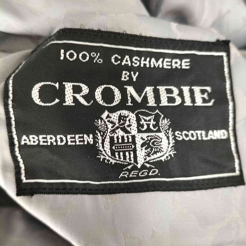 CROMBIE 100% CASHMERE ステンカラーコート メンズ 98B5
