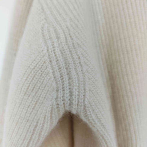 ブルーレーベルクレストブリッジ BLUE LABEL CRESTBRIDGE ソフトウールバックレースプルオーバーニット レディース JPN:38