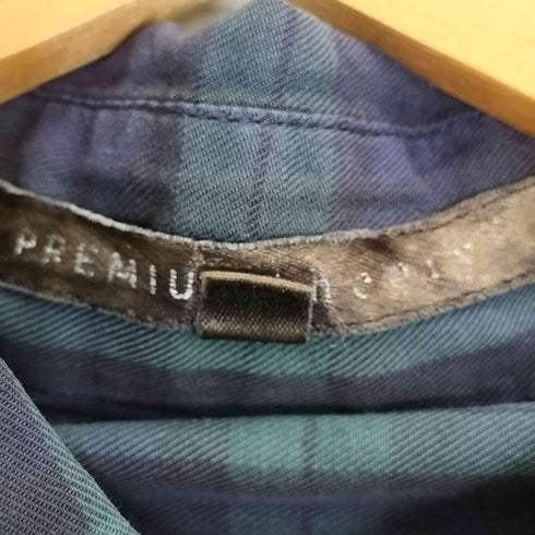 セオリー theory PREMIUM ブラックウォッチ レギュラーカラーシャツ メンズ 40