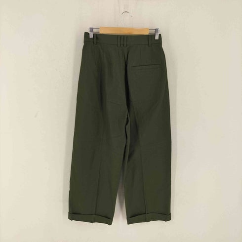 ロクビューティーアンドユースユナイテッドアローズ 6 BEAUTY & YOUTH UNITED ARROWS 25AW タックパンツ オリーブ レディース JPN:36