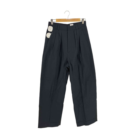 ロクビューティーアンドユースユナイテッドアローズ 6 BEAUTY & YOUTH UNITED ARROWS 25AW タック パンツ ネイビー レディース JPN:36