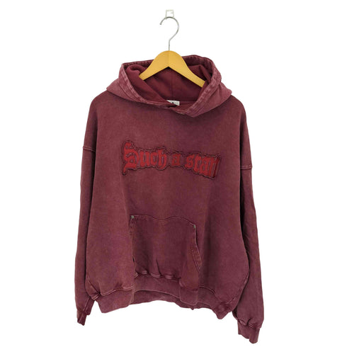 STAN ヴィンテージ加工 ロゴワッペンコットン パーカー Street メンズ L