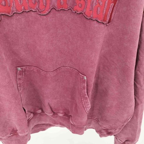 STAN ヴィンテージ加工 ロゴワッペンコットン パーカー Street メンズ L
