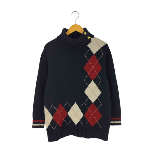 ブルーレーベルクレストブリッジ BLUE LABEL CRESTBRIDGE アーガイル タートルネックニット レディース JPN:38 38