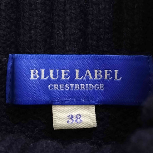 ブルーレーベルクレストブリッジ BLUE LABEL CRESTBRIDGE アーガイル タートルネックニット レディース JPN:38 38