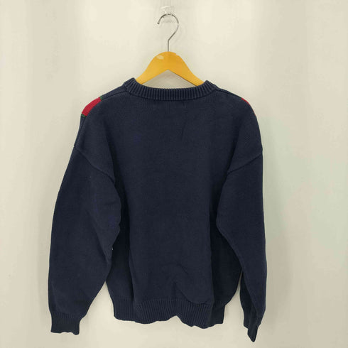 ジョンアッシュフォード JOHN ASHFORD 00s コットン ケーブルニット クルーネック ニットセーター メンズ M