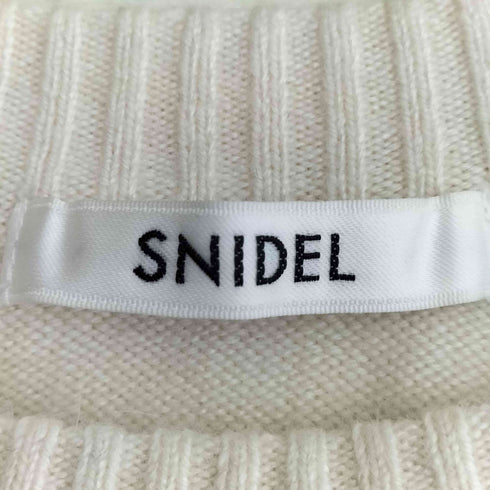 スナイデル snidel 23ss エンブロイダリーニットプルオーバー レディース ONE SIZE