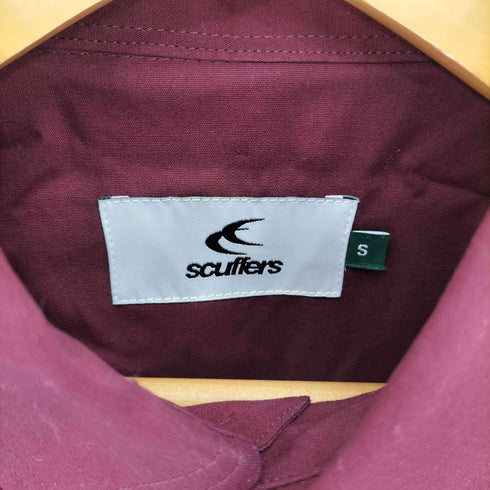 scuffers FORZA BURGUNDY BULUE SHIRT FORZA バーガンディ ブルー シャツ メンズ S