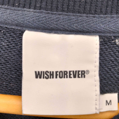 WISH FOREVER 国旗プリント クルーネック スウェットトレーナー メンズ M
