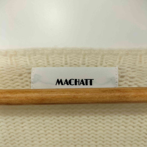 マチェット machatt ウールエルボーパッチニット レディース