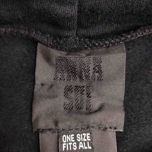 アナスイ ANNA SUI USA製 フラワープリント プルオーバー パーカー ワンピース レディース ONE SIZE