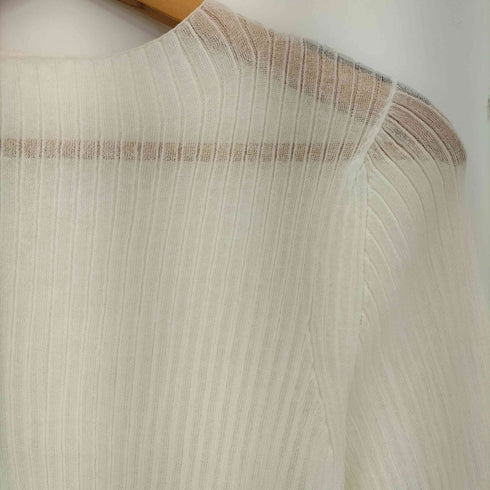 イエナ IENA 24ss シアーリブプルオーバー レディース FREE